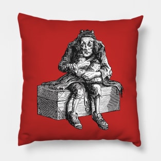 Demonic Personification Of Greed Dictionnaire Infernal Cut Out Pillow