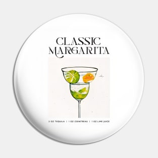 Margarita Retro Poster Art Deco Bar Prints, Vintage Drinks, Recipe, Wall Art Pin