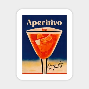 Retro Aperitivo Poster Aperitivo Homebar, Kitchen Bar Prints, Vintage Drinks, Recipe, Wall Art Magnet