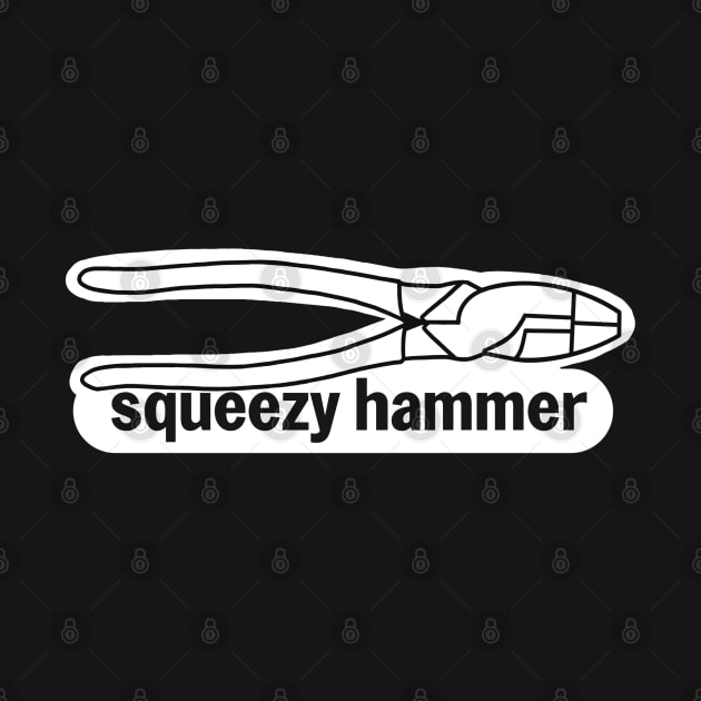 Funny Electrician Squeezy Hammer by The Trades Store