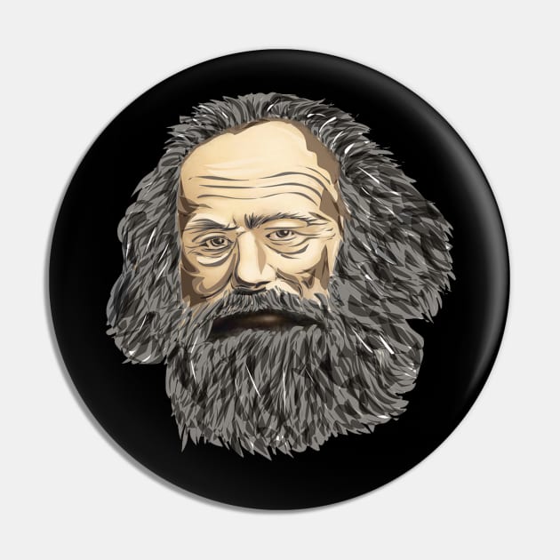 Karl Marx Pin by TambuStore