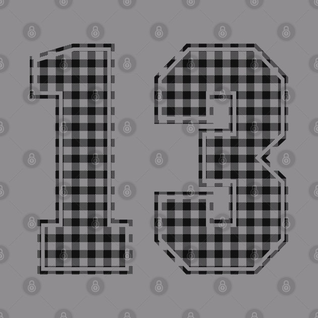 Plaid Number - 13 - Dark by tavare