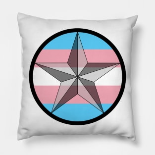 Lone Star Trans Pride! Pillow