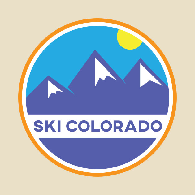 Ski Colorado Badge - Colorado - T-Shirt | TeePublic