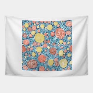 dahlia pattern Tapestry