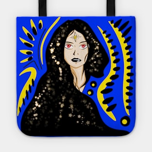 the bright woman in the future mandala ecopop Tote