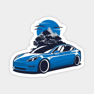 Blue Model 3 Magnet