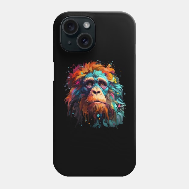 Orangutan Rainbow Phone Case by JH Mart