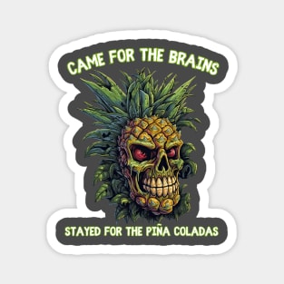 Pineapple Zombie Magnet