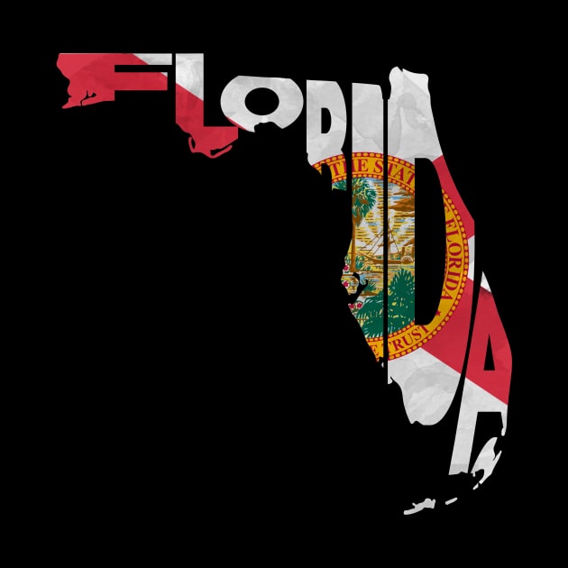 Florida Typo Map by inspirowl