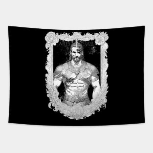 Ares God of War & Courage Tapestry