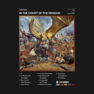 Trivium - In The Court Of The Dragon Tracklist Album T-Shirt