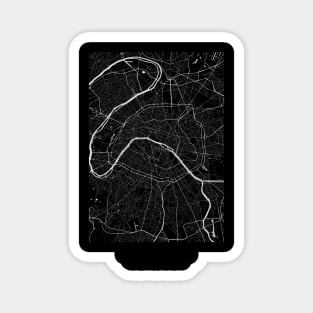 paris maps poster minimalist Magnet