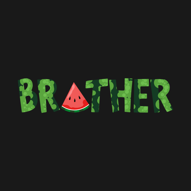 Watermelon Brother Summer Tropical Fruit by Elliottda