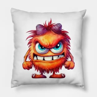 Angry Monster #12 Pillow