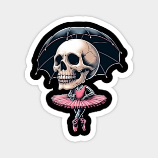 skull ballet Magnet