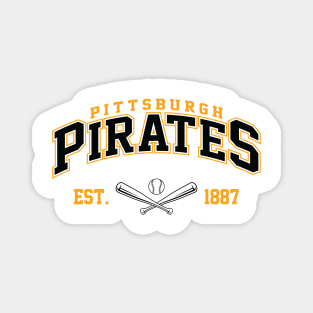 Retro Pirates Magnet