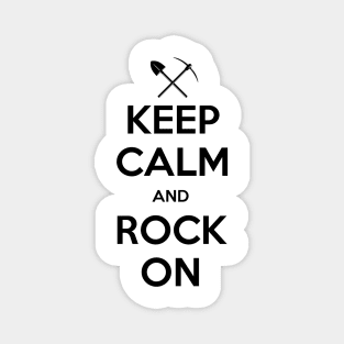 Keep Calm and Rock On Magnet