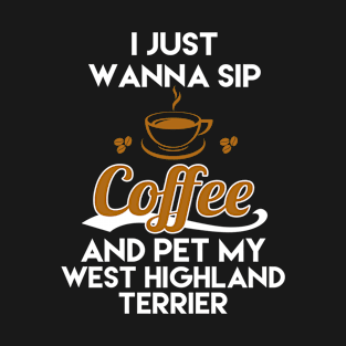 Sip Coffee & Pet T-Shirt