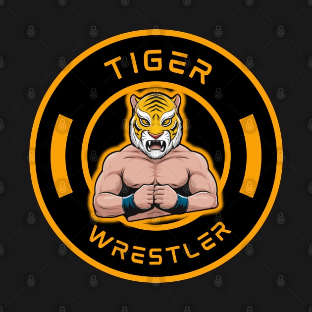 Tiger wrestler by Moulezitouna