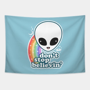 Don't Stop Believin' in Aliens Tapestry