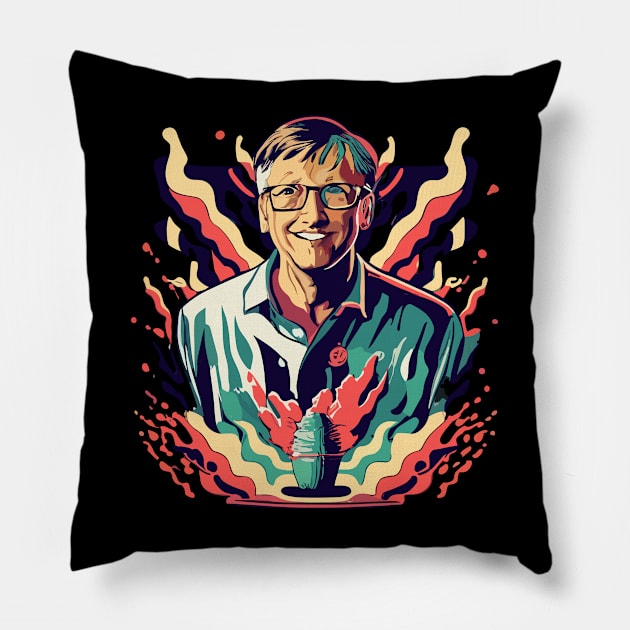 Bill Gates Pillow by kknows