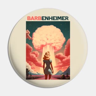 Barbie x Oppenheimer | Barbenheimer retro mashup Pin