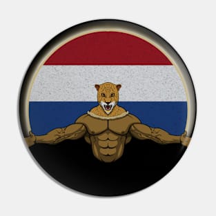 Cheetah Netherlands Pin