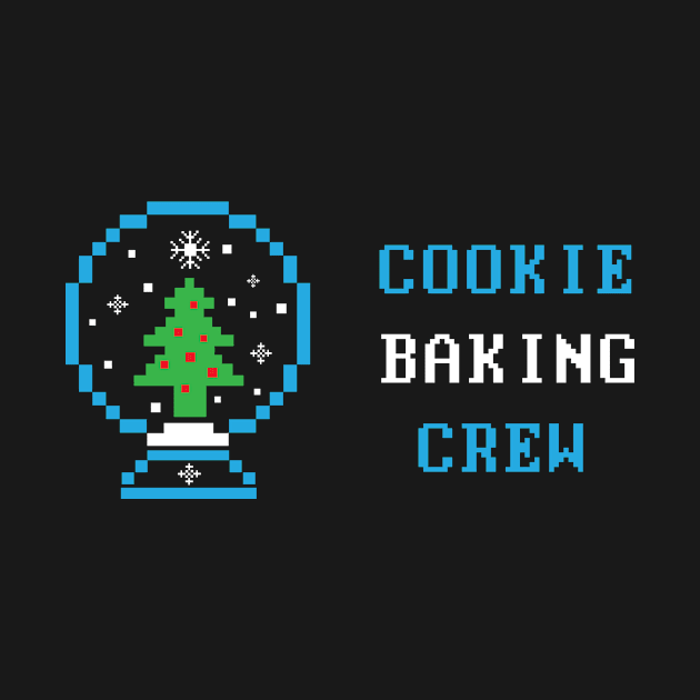 Cookie baking crew Shirt Family Christmas Tee Funny Boy Girl Gift Cute Christmas Tshirt by NickDezArts