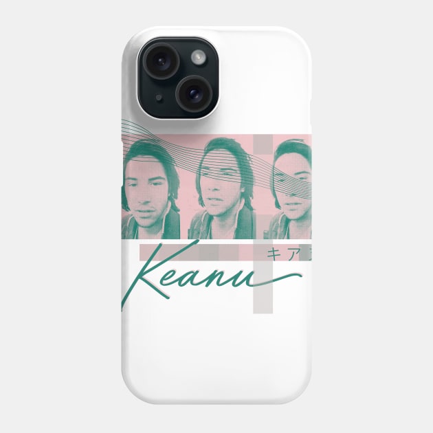 キアヌ KEANU REEVES Aesthetic Fan Design Phone Case by unknown_pleasures