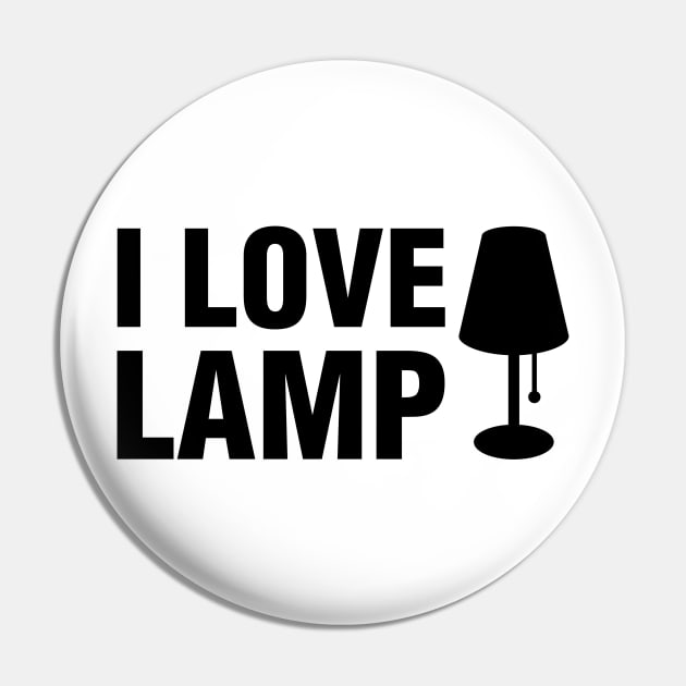 I Love Lamp Pin by Venus Complete