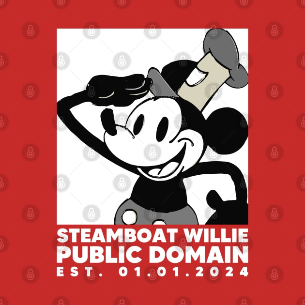 Steamboat Willie. Public Domain Est. 01.01.2024 - 3 by Megadorim