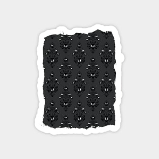 Haunted Mansion Wallpaper Satin Black #Bold Magnet