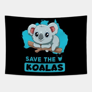 Save the koalas Tapestry