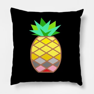 sunshine fruit pineapple brown Pillow