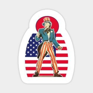 United States of America Uncle Sam patriot Magnet