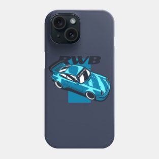 Blue 911 by RWB Tuner Phone Case