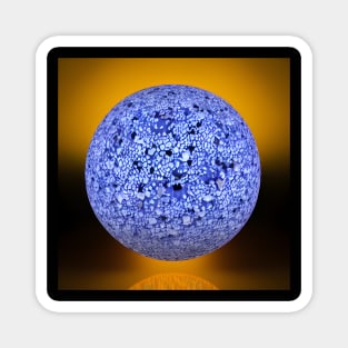 Glowing Cork Spirit Ball, AI Art Magnet