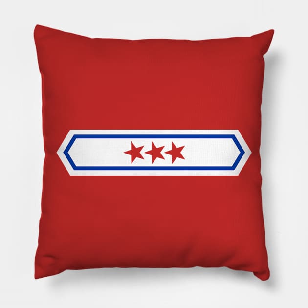 Stars & Stripes 1 Pillow by Center City Threads