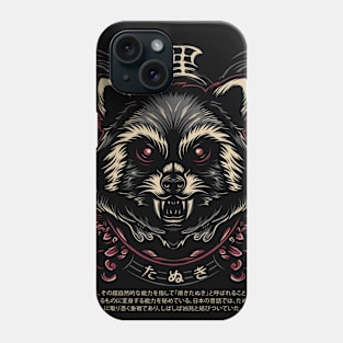 Tanuki the racoon Phone Case