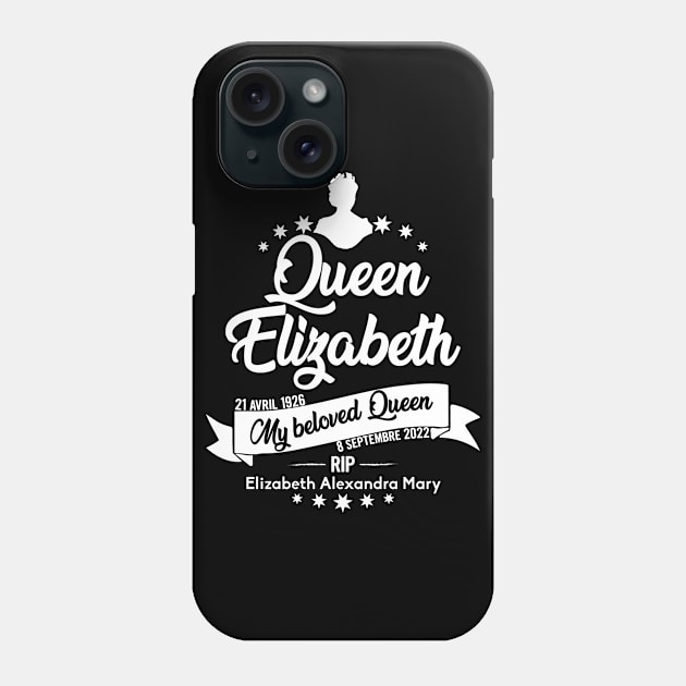 RIP Queen Elizabeth, Rest in peace Queen Elizabeth II Phone Case by Myteeshirts