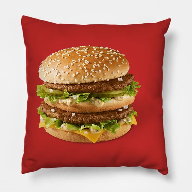 Big Mac Burger Pillow by uppermosteN