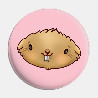 Little Hamster Face Pin