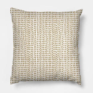 Earth Pastel colored Dotted line pattern Pillow