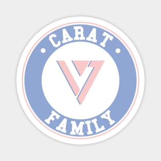 Seventeen carat family logo emblem Magnet