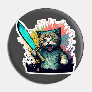 Murder Cat Pin