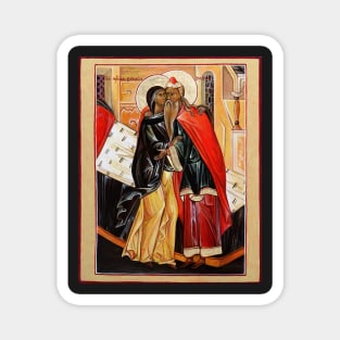 The Conception of John the Baptist. St Zechariah and St Elizabeth. Magnet