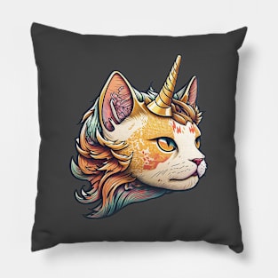 Cat Unicorn Pillow