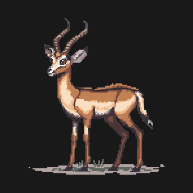 16-Bit Gazelle by Animal Sphere