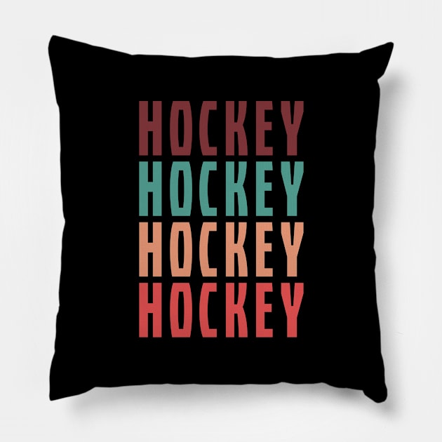 hockey Pillow by Mamon